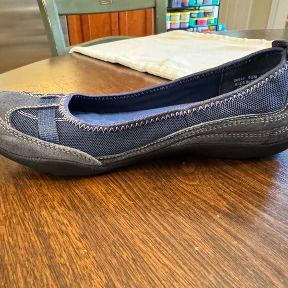 Clarks Privo P-Berry Ballet Flat – Women's Blue Slip-On Shoes Size 6.5 - Picture 4 of 8